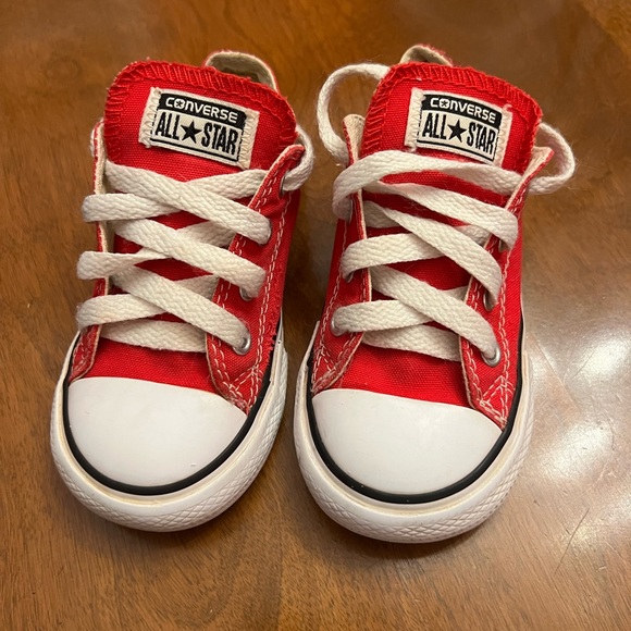 Converse Other - Converse Chuck Taylors red toddler size 8 gender neutral